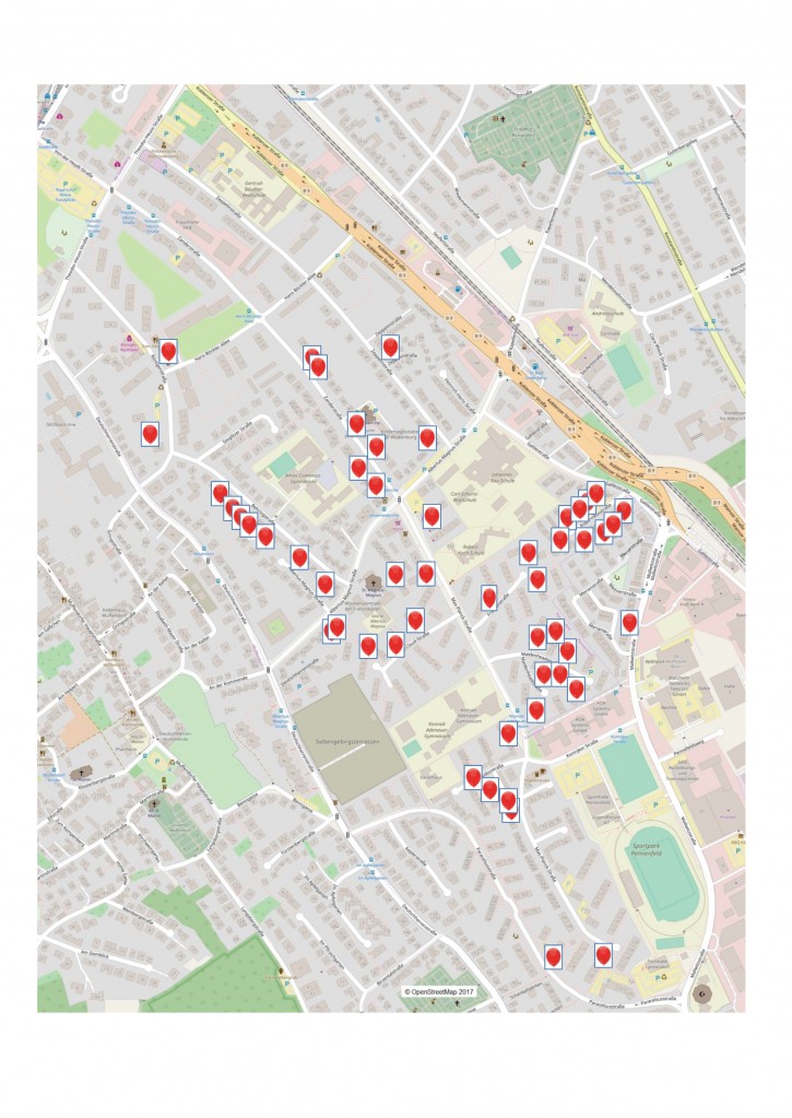 Stadtteilflohmarkt Karte